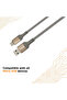 كابل PLUS IM-DC101 3A USB إلى كابل Micro بطول 1.2 متر مضفر ومضاد للتشابك وشحن سريع للبيانات - 6