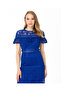 Fish Form Lace Evening Dress - 4
