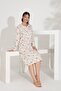 100% Cotton Long Sleeve Women's Dress 91226 - 2