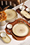 Traces of Roots 14 Piece Breakfast Set for 6 People