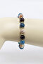 Natural Stone Elastic Bracelet Stones; Sunstone, Garnet, Apatite - 5