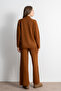 Women’s Embossed Detail Knit Set – Cinnamon - 8