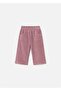 Girl's Ribbed Pants Pink 2590 - 2