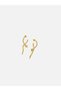 Snake Gold Earrings Kp07