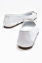 Veibola Women's Genuine Leather Ballet Flats White Color-Match Leather Lining - 6