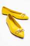Veibola Women's Genuine Leather Ballet Flats Lemon Color-Match Leather Lining - 2