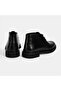 Men's Black Lace-Up Leather Boots - 8