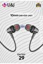 Wired Earphones, 3.5mm Audio Jack, 1.2m Cord Length, In-Ear Headphones with Play/Pause Volume Button - 4