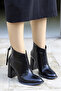 Rs 1515 Back Zipper High Heel Boots - 3