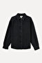 Women's Anthracite Oversize Stoned Jean Jacket - 5