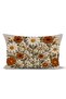 Punch Embroidery Look Daisy Flower Patterned Digital Printed Throw Pillow Cover Set of 2 - 2