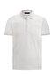 Stone Regular Fit Polo Neck Cotton T-Shirt