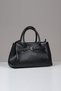 Women's Kosta Leather Shopper Bag Black - 2