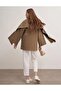 Ceyda Embroidered Cape Coat - 2