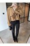 High Waist Anthracite Lycra Straight Jeans - 7