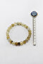 Natural Stone Elastic Bracelet Stones; Citrine, Gift Natural Beauties - 4