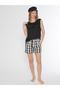 Chain Woven Strap Summer Shorts Set 86-57 - 2