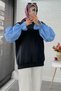 Shirt Sleeve Oversize Women's Sweat – Anthracite - 4