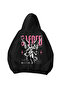Sacred Printed Black Oversize Unisex Hoodie Sweatshirt