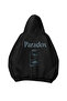 Paradox Printed Black Oversize Unisex Hoodie Sweatshirt