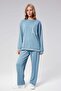 Hatunatila Modal Fabric Set with Crocheted Pockets - 7844
