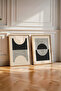 2 Piece Set Painting with Wooden Frame Huhu80