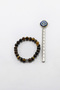 Natural Stone Elastic Bracelet Stones; Tiger's Eye, Gift Natural Beauties - 4