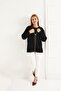 Knitwear Double Set Cardigan and Blouse - 2