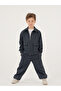 Boy's Pocket Anthracite Soft Modal Tracksuit Set - 3