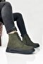 Genuine Leather Women's Daily Zippered Boots Dc2628 - 3