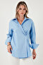 Regular Fit Classic Collar Tie-Up Long Sleeve Shirt Shirt 6834987 - 6