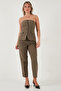 Regular Fit High Waist Straight Leg Carrot Pants Trousers 68350109 - 2