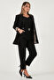 Regular Fit High Waist Straight Leg Belted Trousers Pants 68350938 - 2