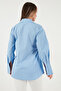 Regular Fit Classic Collar Tie-Up Long Sleeve Shirt Shirt 6834987 - 8