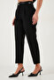 Regular Fit High Waist Straight Leg Belted Trousers Pants 68350938 - 6