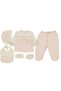 100% Cotton Tiny Tulip Embroidered 10 Piece Newborn Baby Girl Hospital Release Bodysuit Set (Boxed) - 6