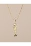 Orfina Gold Sallantılı Balık Steel Necklace - 3