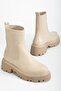K-815 Beige Elastic High-Sole Daily Women's Boots - 4