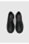 Black Leather Women's Shoes - 5
