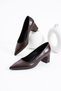 Paula Women's Stiletto Daily Heeled Shoes Brown - 3