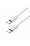 Cablu USB-C PD 60W 3A 1m - Alb - 2