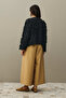 Fringed Knitwear Jacket Anthracite - 7