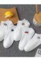 Women's 5 Pairs Colorful Fruit Patterned Daily Premium Quality Ankle Length Short Booties Socks - 4
