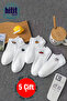 Women's 5 Pairs Colorful Fruit Patterned Daily Premium Quality Ankle Length Short Booties Socks