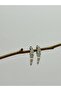 Xuping Earrings with Zircon Stone, Anti-Tarnish, Anti-Allergic, Silver Color - 2
