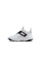 Team Hustle D 12 Ps Children's White Basketball Shoes (Narrow Fit)