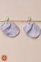 Unisex Baby Newborn Combed Organic Cotton Baby Gloves 6 Pair Set - 2