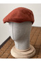 قبعة شتوية من نسيج الصوف طراز لندن للجنسين بجيب مسطح (مرنة)