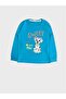 Boy's Cotton Blue Cute Dog Patterned Seasonal Long Sleeve Pajama Set - 5