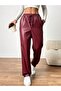 Women's High Waist Lace-Up Leather Pants